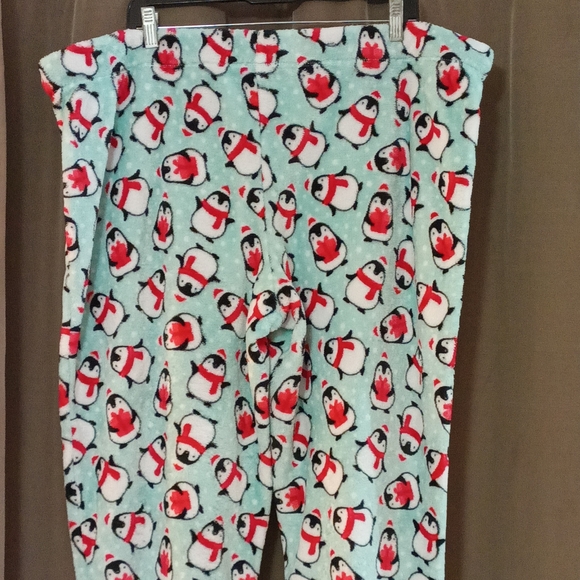 Secret Treasures Soft Fluffy Penguin Print Pajama Pants 3X - Picture 5 of 7